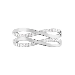 Histoire d'Or Bague Peronele Argent Blanc Oxyde De Zirconium Online