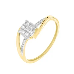 Histoire d'Or Bague Petunia or jaune diamant Online