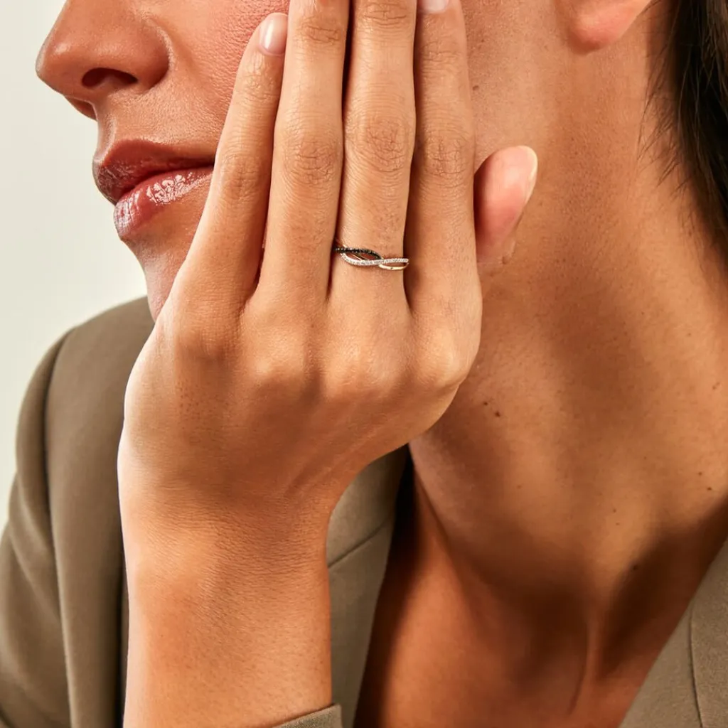 Histoire d'Or Bague Philomel Or Jaune Diamant New