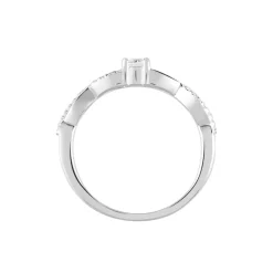 Histoire d'Or Bague Phoebus Argent Blanc Oxyde De Zirconium Best