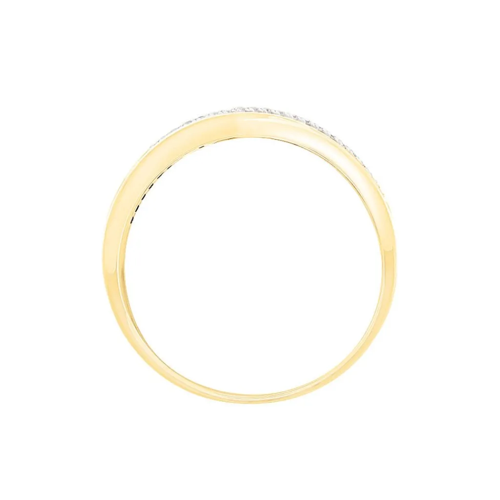 Histoire d'Or Bague Pivoine Or Jaune Diamant New