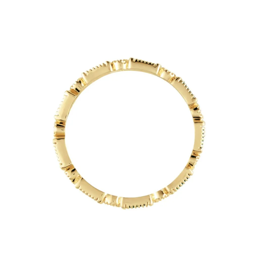 Histoire d'Or Bague Plaqué Or Etna Oxyde De Zirconium New