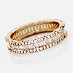 Histoire d'Or Bague Plaqué Or Gallez Oxydes De Zirconium Clearance