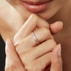 Histoire d'Or Bague Plaqué Or Gallez Oxydes De Zirconium Clearance