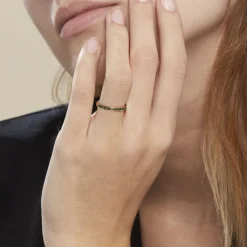 Histoire d'Or Bague Plaqué Or Jai Oxyde De Zirconium Discount