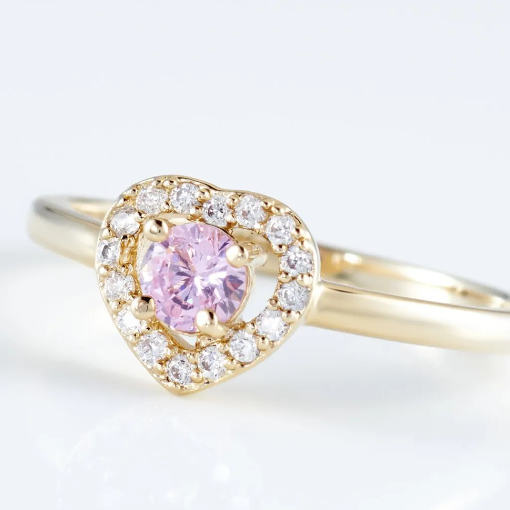 Histoire d'Or Bague Plaqué Or Jaune Alais Oxyde De Zirconium Best