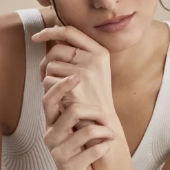 Histoire d'Or Bague Plaqué Or Jaune Calvin Oxyde De Zirconium plaqué or jaune verre rouge Outlet