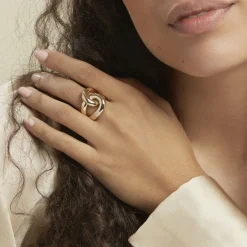 Histoire d'Or Bague Plaqué Or Jaune Chaili Sale