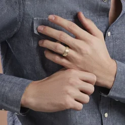 Histoire d'Or Bague Plaqué Or Jaune Hugh Outlet