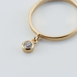 Histoire d'Or Bague Plaqué Or Jaune Lynnha Oxyde De Zirconium Hot