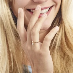 Histoire d'Or Bague Plaqué Or Jaune Lynnha Oxyde De Zirconium Hot