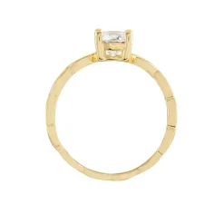 Histoire d'Or Bague Plaqué Or Kurt Oxydes De Zirconium plaqué or jaune oxyde Clearance