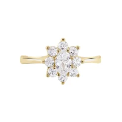 Histoire d'Or Bague Plaqué Or Mahats Oxyde De Zirconium Clearance