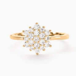 Histoire d'Or Bague Plaqué Or Sadoth Oxyde De Zirconium New