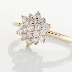 Histoire d'Or Bague Plaqué Or Sadoth Oxyde De Zirconium New