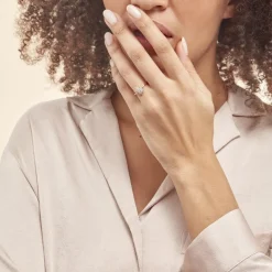 Histoire d'Or Bague Plaqué Or Sadoth Oxyde De Zirconium New