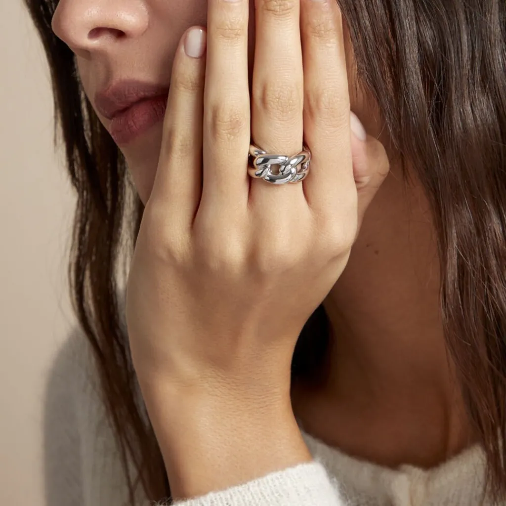 Histoire d'Or Bague Poema Argent Blanc Outlet