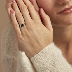 Histoire d'Or Bague Polka Argent Blanc Sale