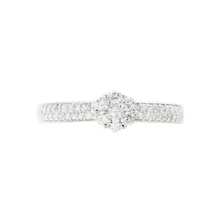 Histoire d'Or Bague Praya Or Blanc Diamant Outlet
