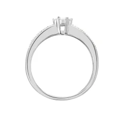 Histoire d'Or Bague Praya Or Blanc Diamant Outlet