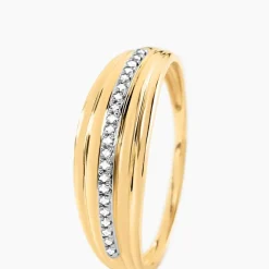 Histoire d'Or Bague Precious Line Or Jaune Diamant Sale