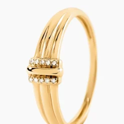 Histoire d'Or Bague Precious Line Or Jaune Diamant Online