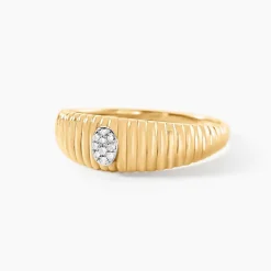 Histoire d'Or Bague Precious Line Or Jaune Diamant Outlet