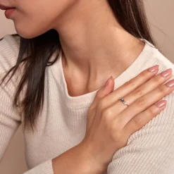 Histoire d'Or Bague Printemps Précieux Or Jaune Topaze Améthyste Online