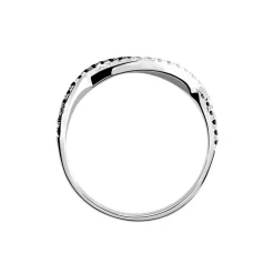 Histoire d'Or Bague Prudentia Argent Blanc Oxyde De Zirconium New