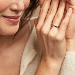 Histoire d'Or Bague Purple Mood Argent Rose Oxyde De Zirconium Online