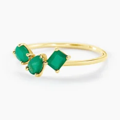 Histoire d'Or Bague Quincey Or Jaune Emeraude Clearance