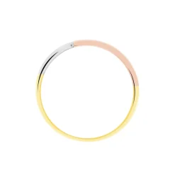 Histoire d'Or Bague Rama Or Tricolore Oxyde De Zirconium Clearance