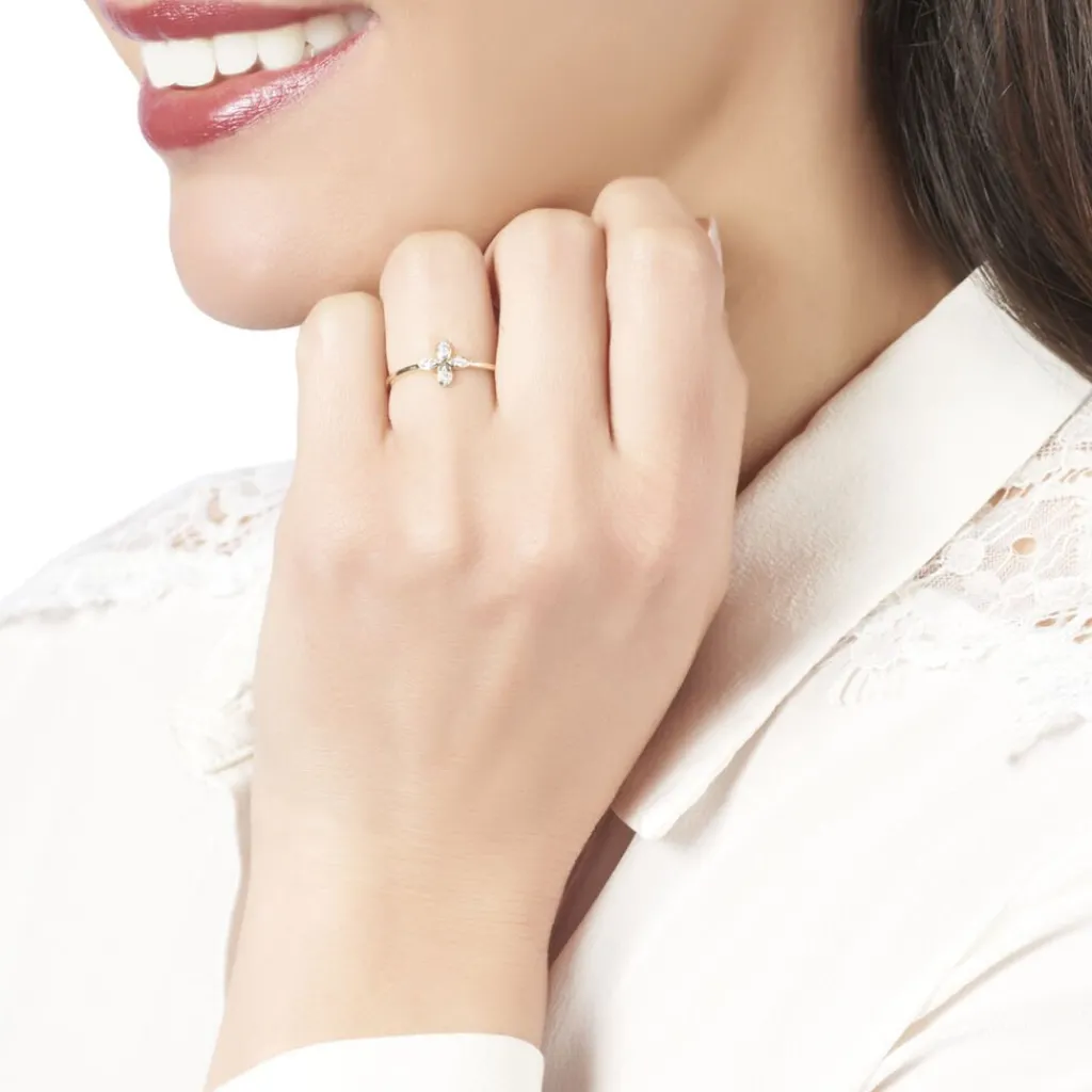 Histoire d'Or Bague Raskia Or Jaune Diamant