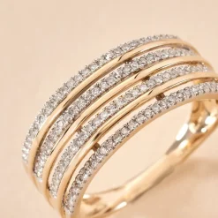 Histoire d'Or Bague Rayanna or jaune diamant Outlet