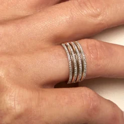 Histoire d'Or Bague Rayanna or jaune diamant Outlet