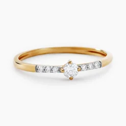 Histoire d'Or Bague Rebeckah Or Jaune Diamant Synthétique Clearance