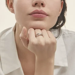 Histoire d'Or Bague Rejane Or Blanc Diamant Sale