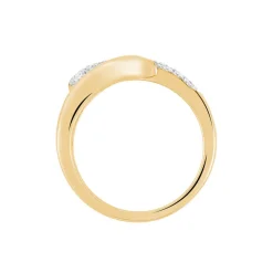 Histoire d'Or Bague Reyyanae Plaqué Or Jaune Oxyde De Zirconium Discount