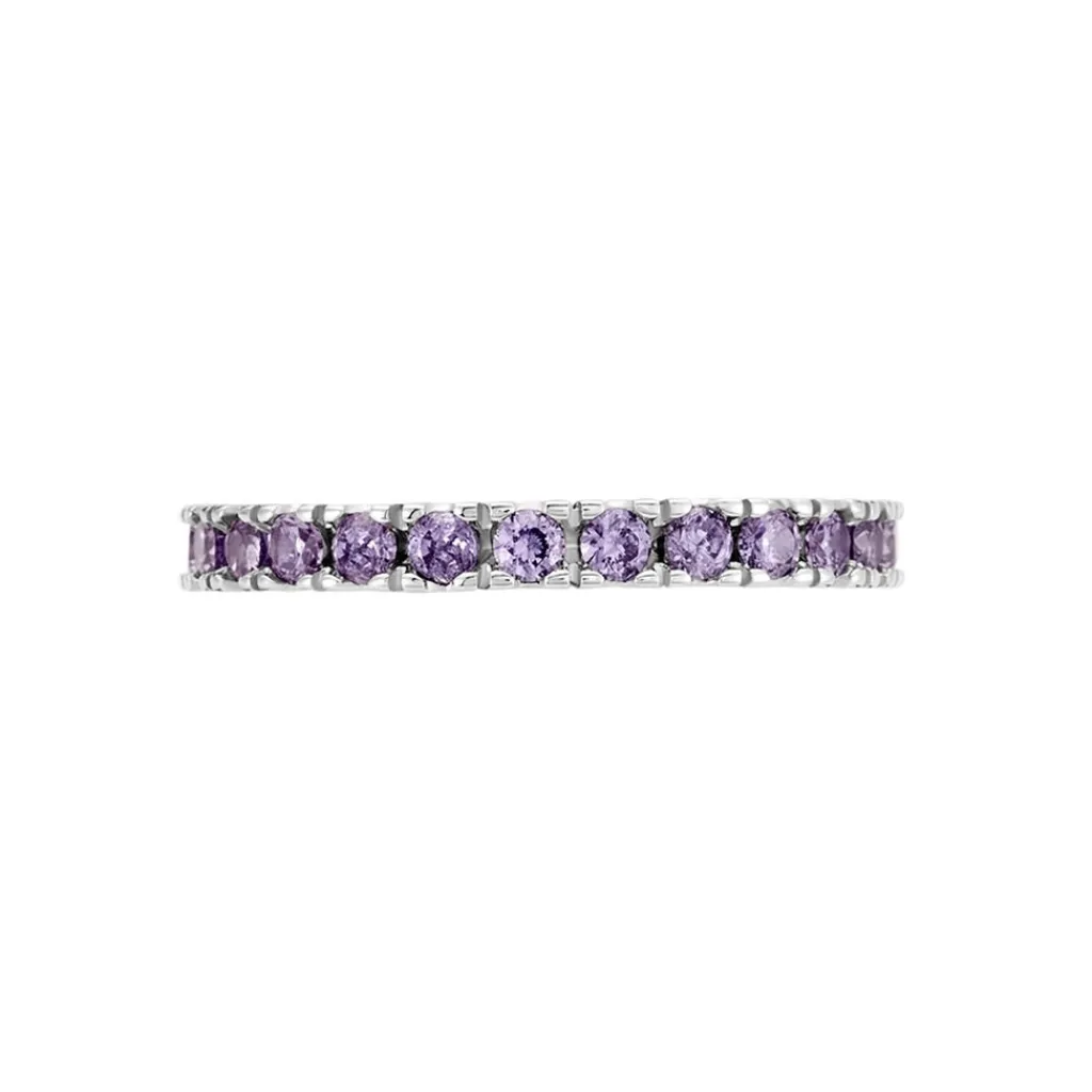 Histoire d'Or Bague Rio Argent Blanc Oxyde De Zirconium argent blanc oxyde violet New