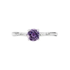 Histoire d'Or Bague Rio Argent Blanc Oxyde De Zirconium argent blanc oxyde violet Outlet