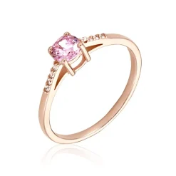 Histoire d'Or Bague Rio Argent Rose Oxyde De Zirconium Clearance
