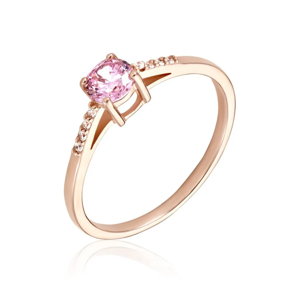 Histoire d'Or Bague Rio Argent Rose Oxyde De Zirconium Clearance