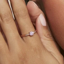 Histoire d'Or Bague Rio Argent Rose Oxyde De Zirconium Clearance