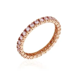 Histoire d'Or Bague Rio Argent Rose Oxyde De Zirconium New