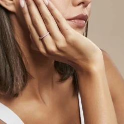 Histoire d'Or Bague Rio Argent Rose Oxyde De Zirconium New