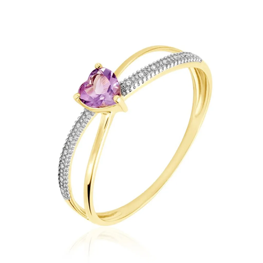 Histoire d'Or Bague Rory Or Jaune Amethyste or jaune amethyste violette Outlet