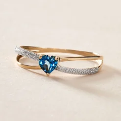 Histoire d'Or Bague Rory Or Jaune Topaze or jaune topaze bleu london Best