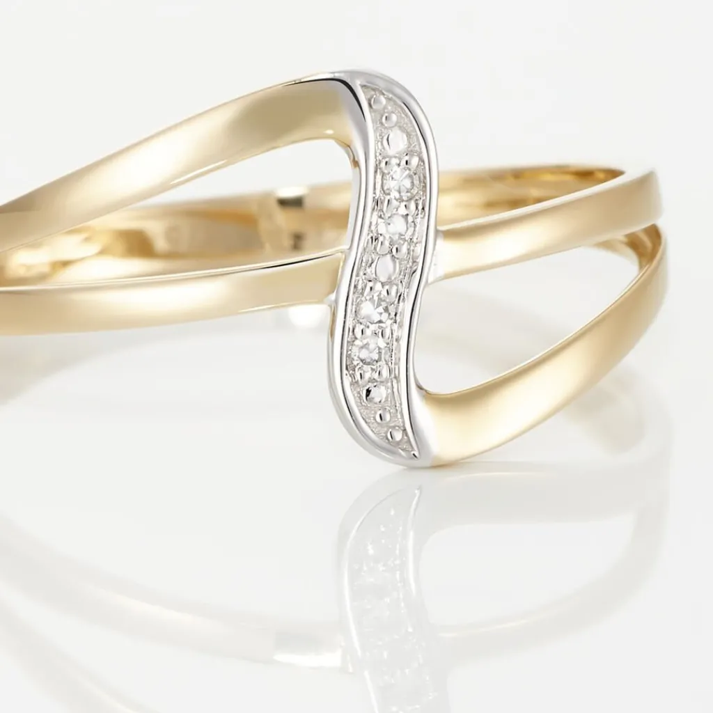 Histoire d'Or Bague Rosabelle Or Jaune Diamant Hot