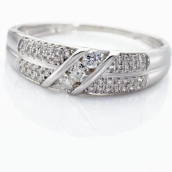 Histoire d'Or Bague Rosaleen Blanc Diamant Blanc Diamant Hot