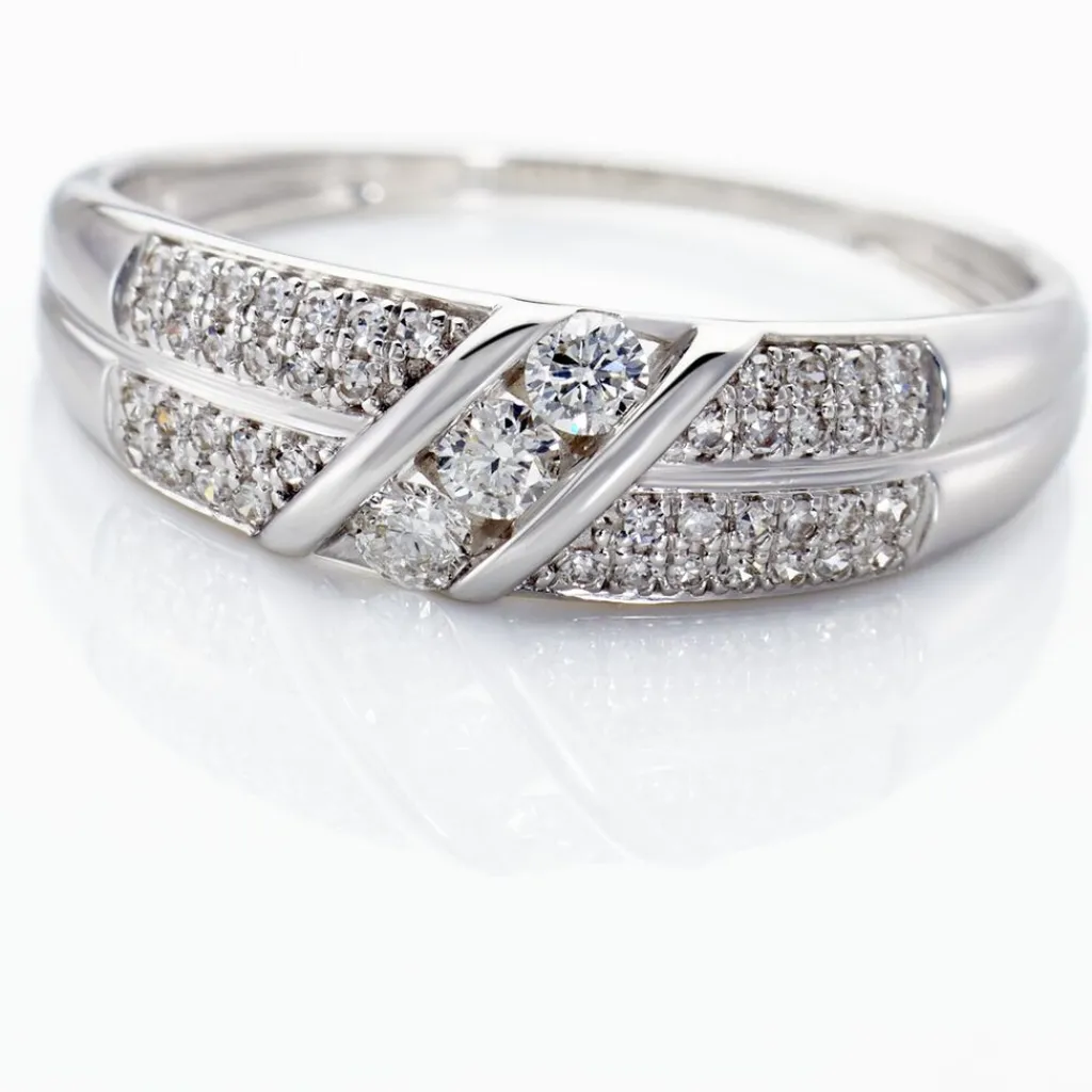 Histoire d'Or Bague Rosaleen Blanc Diamant Blanc Diamant Hot